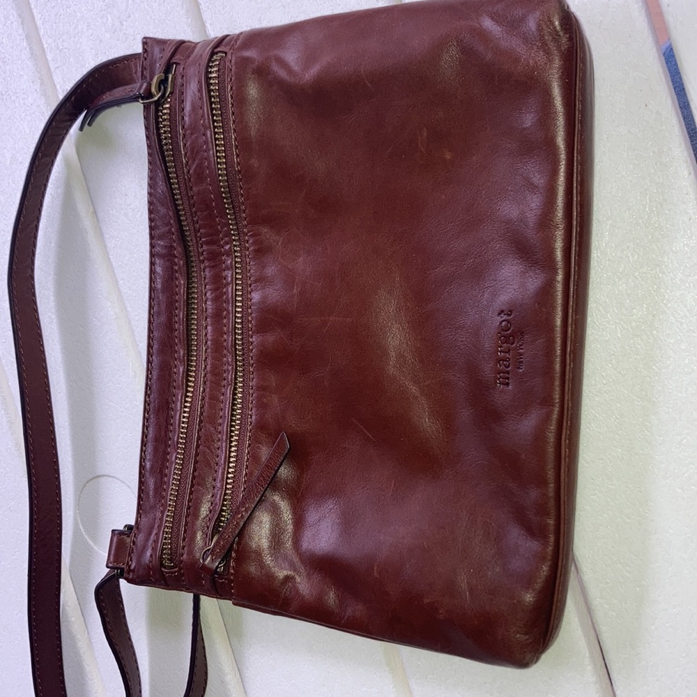 Margot leather crossbody purse bag - Picture 5 of 16